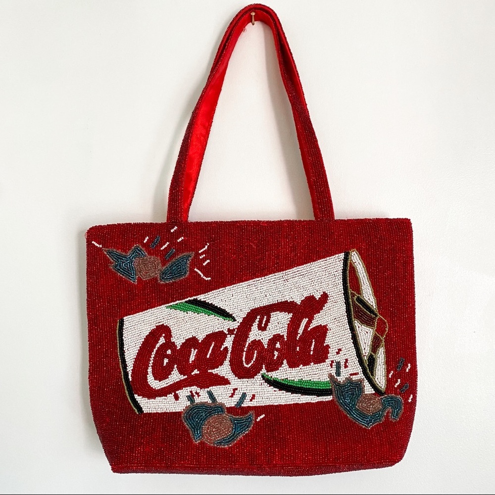 Coca Cola Beaded Vintage Purse